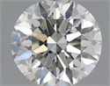 Natural Diamond 0.41 Carats, Round with Excellent Cut, I Color, SI2 Clarity and Certified by IGI