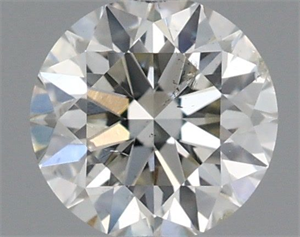 Picture of Natural Diamond 0.41 Carats, Round with Excellent Cut, I Color, SI2 Clarity and Certified by IGI