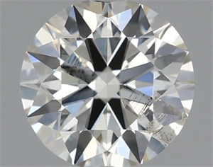 Picture of Natural Diamond 0.50 Carats, Round with Excellent Cut, I Color, SI2 Clarity and Certified by IGI