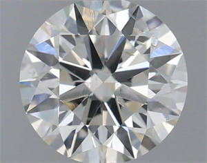 Picture of Natural Diamond 0.50 Carats, Round with Excellent Cut, I Color, SI2 Clarity and Certified by IGI