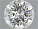 Natural Diamond 0.50 Carats, Round with Excellent Cut, I Color, SI2 Clarity and Certified by IGI