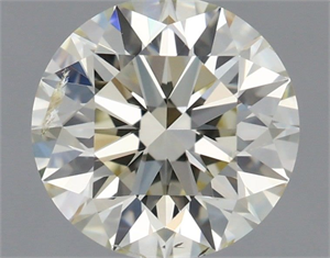 Picture of Natural Diamond 0.70 Carats, Round with Excellent Cut, L Color, SI2 Clarity and Certified by IGI