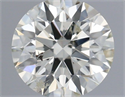 Natural Diamond 0.60 Carats, Round with Excellent Cut, J Color, SI2 Clarity and Certified by IGI