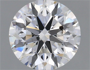 Picture of Natural Diamond 0.75 Carats, Round with Excellent Cut, E Color, SI2 Clarity and Certified by IGI