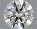 Natural Diamond 0.71 Carats, Round with Excellent Cut, G Color, I1 Clarity and Certified by GIA