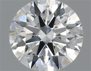 Picture of Natural Diamond 0.71 Carats, Round with Excellent Cut, G Color, I1 Clarity and Certified by GIA