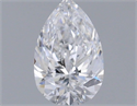Diamante Natural 0.33 quilates, De pera , Color D, claridad VS2 y certificado GIA