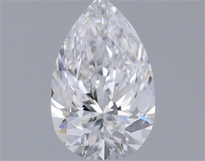 Foto Diamante Natural 0.33 quilates, De pera , Color D, claridad VS2 y certificado GIA de