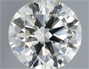 Natural Diamond 0.70 Carats, Round with Excellent Cut, J Color, SI2 Clarity and Certified by IGI