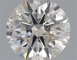 Picture of Natural Diamond 0.73 Carats, Round with Excellent Cut, J Color, I1 Clarity and Certified by IGI
