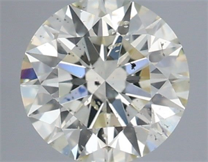 Foto Diamante Natural 0.70 quilates, Redondo , Color K, claridad SI2 y certificado IGI de