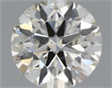 Natural Diamond 0.70 Carats, Round with Excellent Cut, K Color, SI2 Clarity and Certified by IGI