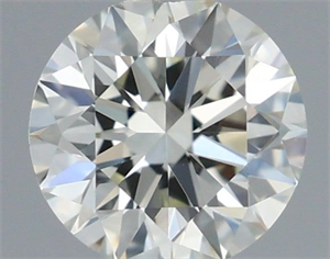 Picture of Natural Diamond 0.44 Carats, Round with Excellent Cut, J Color, VS1 Clarity and Certified by IGI
