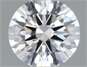 Diamante Natural 0.44 quilates, Redondo , Color F, claridad VVS1 y certificado GIA