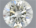 Natural Diamond 0.73 Carats, Round with Excellent Cut, J Color, VS2 Clarity and Certified by IGI
