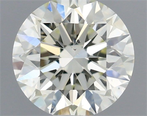 Picture of Natural Diamond 0.73 Carats, Round with Excellent Cut, J Color, VS2 Clarity and Certified by IGI