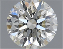 Natural Diamond 0.71 Carats, Round with Excellent Cut, H Color, SI1 Clarity and Certified by IGI