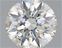 Natural Diamond 0.52 Carats, Round with Excellent Cut, I Color, SI1 Clarity and Certified by IGI