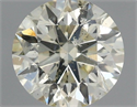 Natural Diamond 0.71 Carats, Round with Excellent Cut, M Color, SI2 Clarity and Certified by IGI