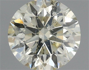 Picture of Natural Diamond 0.71 Carats, Round with Excellent Cut, M Color, SI2 Clarity and Certified by IGI