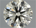 Natural Diamond 0.70 Carats, Round with Excellent Cut, N Color, SI1 Clarity and Certified by IGI