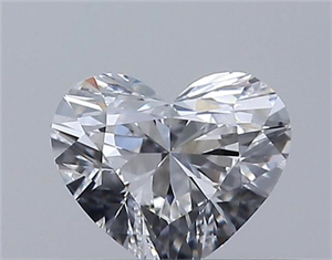 Picture of Natural Diamond 0.31 Carats, Heart with  Cut, E Color, VS2 Clarity and Certified by GIA