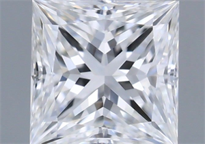 Foto Diamante Natural 0.30 quilates, Princesa , Color F, claridad VVS1 y certificado GIA de