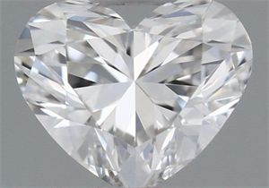 Picture of Natural Diamond 0.30 Carats, Heart with  Cut, G Color, VS1 Clarity and Certified by GIA