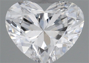 Picture of Natural Diamond 0.31 Carats, Heart with  Cut, E Color, VVS1 Clarity and Certified by GIA