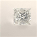 Natural Diamond 0.32 Carats, Princess with  Cut, G Color, SI2 Clarity and Certified by GIA