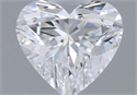 Natural Diamond 0.32 Carats, Heart with  Cut, D Color, SI2 Clarity and Certified by GIA