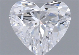 Foto Diamante Natural 0.32 quilates, Corazón , Color D, claridad SI2 y certificado GIA de