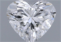 Natural Diamond 0.32 Carats, Heart with  Cut, E Color, VVS2 Clarity and Certified by GIA