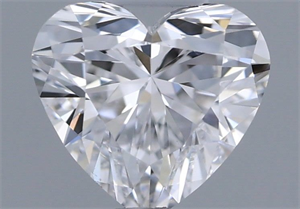 Picture of Natural Diamond 0.41 Carats, Heart with  Cut, D Color, VS2 Clarity and Certified by GIA