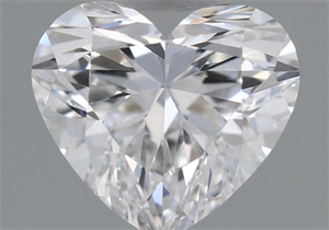 Picture of Natural Diamond 0.37 Carats, Heart with  Cut, D Color, VS1 Clarity and Certified by GIA