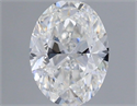 Natural Diamond 0.40 Carats, Oval with  Cut, F Color, VS1 Clarity and Certified by GIA