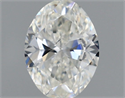 Natural Diamond 0.40 Carats, Oval with  Cut, I Color, SI1 Clarity and Certified by GIA