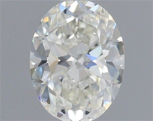 Picture of Natural Diamond 0.40 Carats, Oval with  Cut, I Color, VVS1 Clarity and Certified by GIA