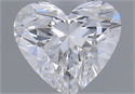 Natural Diamond 0.41 Carats, Heart with  Cut, D Color, VS2 Clarity and Certified by GIA