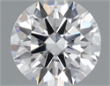 Natural Diamond 0.41 Carats, Round with Excellent Cut, G Color, VVS2 Clarity and Certified by GIA