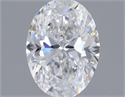 Natural Diamond 0.71 Carats, Oval with  Cut, D Color, VS1 Clarity and Certified by GIA