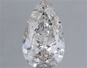 Picture of Natural Diamond 1.00 Carats, Pear with  Cut, G Color, SI2 Clarity and Certified by IGI