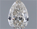 Natural Diamond 0.19 Carats, Pear with  Cut, I Color, VVS1 Clarity and Certified by IGI