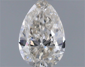 Picture of Natural Diamond 0.19 Carats, Pear with  Cut, I Color, VVS1 Clarity and Certified by IGI