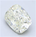 Diamante Natural 9.99 quilates, Del cojín , Color L, claridad SI2 y certificado HRD
