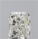 Diamante Natural 3.01 quilates, Radiante , Color J, claridad SI1 y certificado GIA