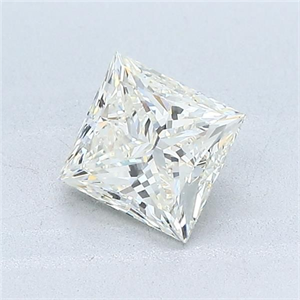 Picture of Natural Diamond 1.05 Carats, Princess with  Cut, K Color, VS1 Clarity and Certified by GIA