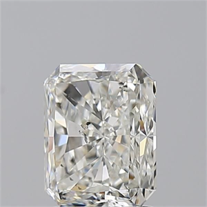 Foto Diamante Natural 2.01 quilates, Radiante , Color I, claridad SI2 y certificado GIA de