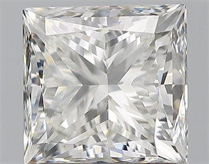 Picture of Natural Diamond 1.21 Carats, Princess with  Cut, I Color, VS1 Clarity and Certified by GIA