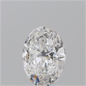Natural Diamond 3.01 Carats, Oval with  Cut, D Color, SI2 Clarity and Certified by GIA
